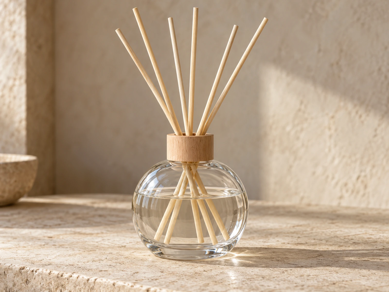 Custom reed diffusers with bottles, caps and natural reeds 6